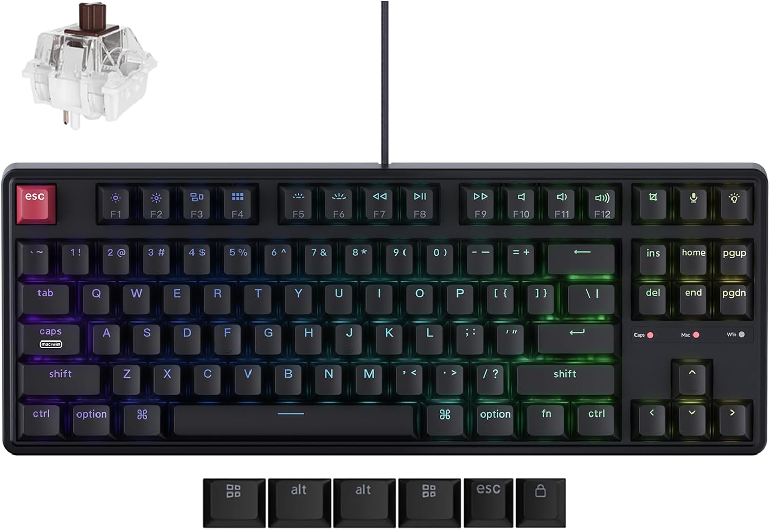 Keychron C3 Pro TKL programming keyboard