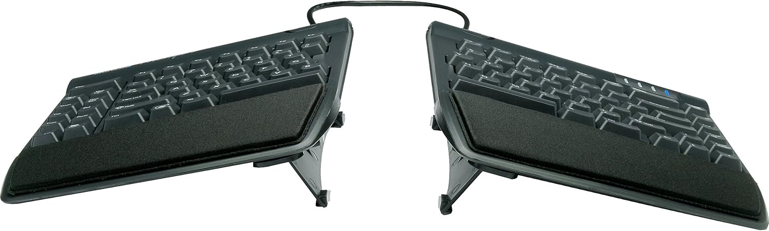 Kinesis Freestyle2 ergonomic split keyboard with VIP3 lifters