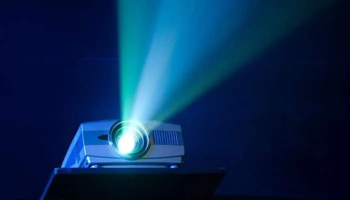 how to get sound from projector to speakers