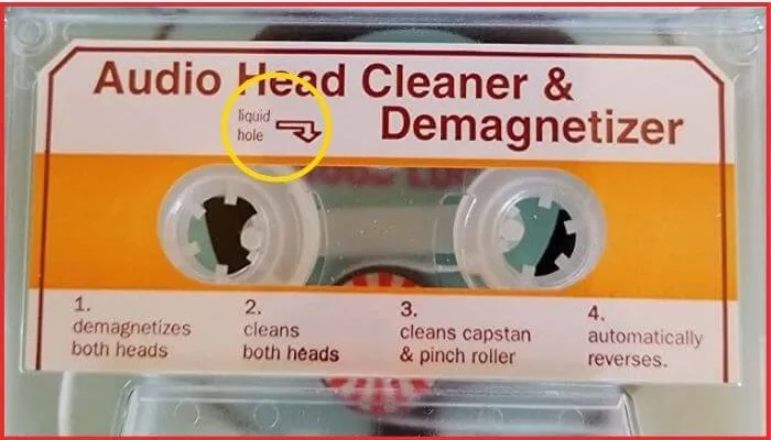 how to clean cassette player in car