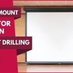 How To Mount A Projector Screen Without Drilling