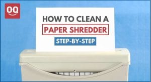 How To Clean A Paper Shredder For Better Performance