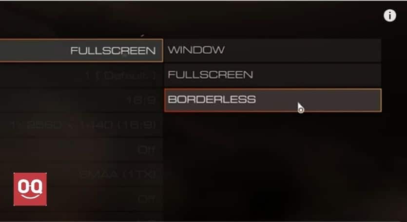 borderless window