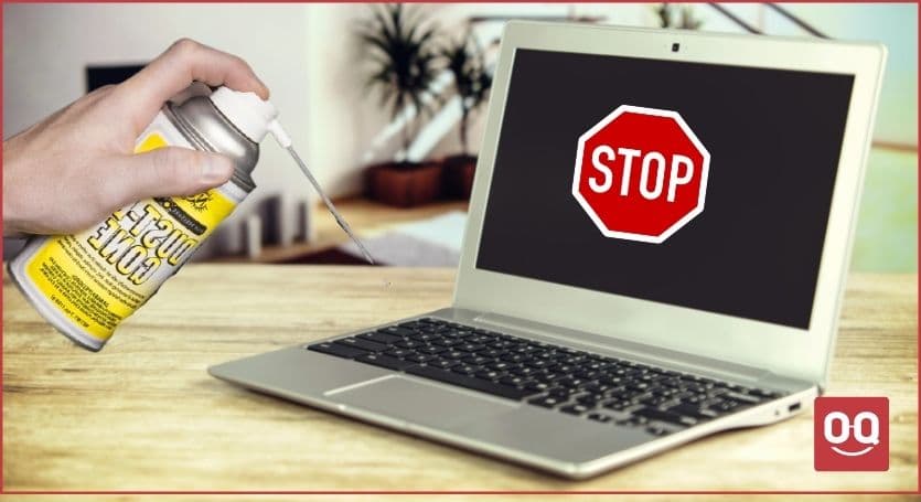 how to clean dust from laptop without compressed air