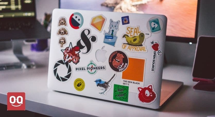 how to remove stickers from laptop for reuse
