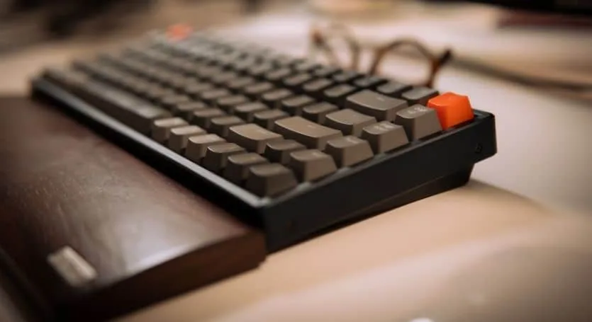 wooden keyboard wrist rest