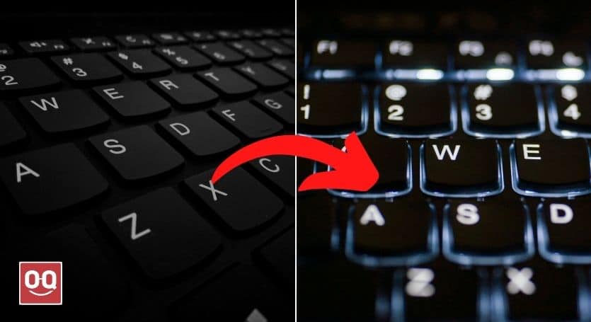 how to make a non-backlit keyboard backlit