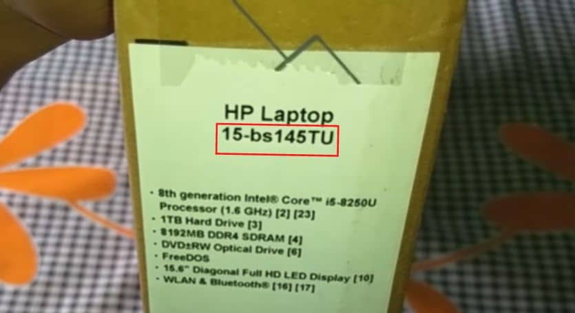 check laptop serial number