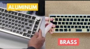 Read more about the article Aluminum VS Brass Plate Keyboard: Detailed Comparison