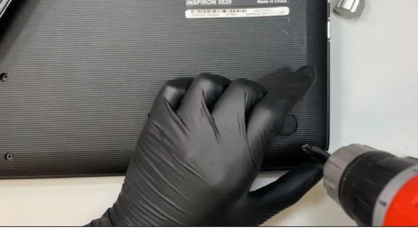 using drill to remove stripped screw