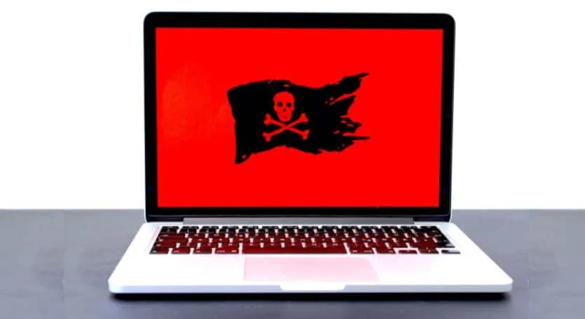 malware attack on laptop