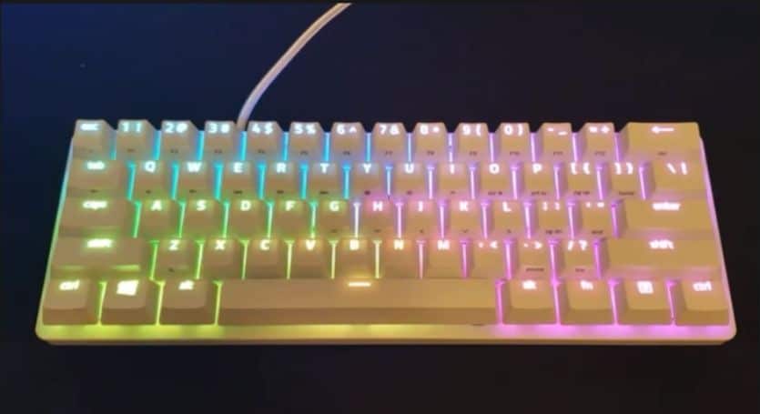 white keyboard - 3