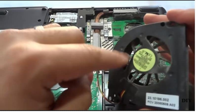 replacing laptop fan